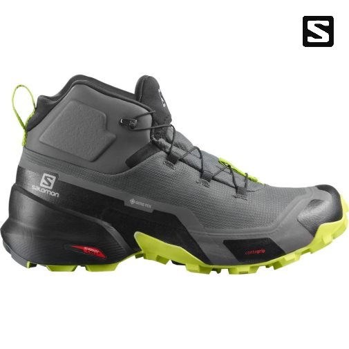 Grey Salomon Cross Hike Mid GTX Men's Hiking Boots | PH 78952Z